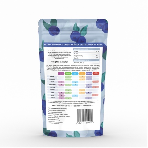 Perro - MIX & MATCH Borówka amerykańska liofilizowana 20g Perro - MIX & MATCH Borówka amerykańska liofilizowana 20g