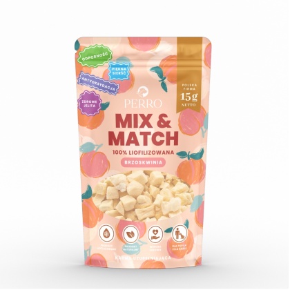 Perro - MIX & MATCH Brzoskwinia liofilizowana 15g