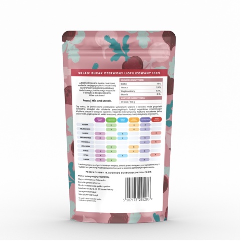 Perro - MIX & MATCH Burak liofilizowany 20g Perro - MIX & MATCH Burak liofilizowany 20g