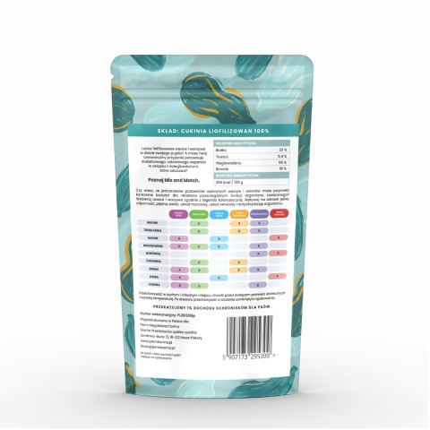 Perro - MIX & MATCH Cukinia liofilizowana 20g Perro - MIX & MATCH Cukinia liofilizowana 20g