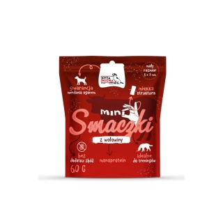 Syta Micha - Mini smaczki z wołowiną 60g