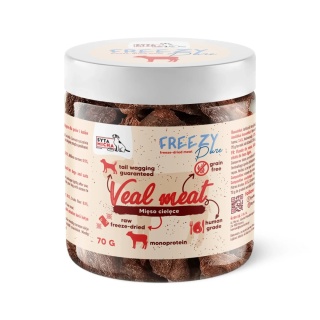 Syta Micha FREEZY Pure - 100% liofilizowane mięso cielęce 70g