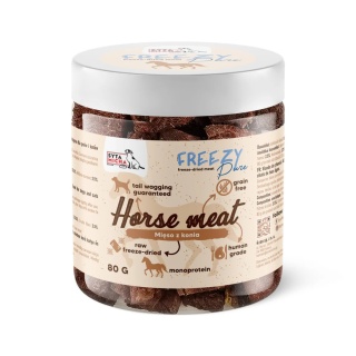 Syta Micha FREEZY Pure - 100% liofilizowane mięso z konia 80g