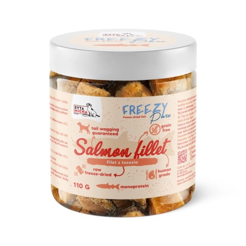 Syta Micha FREEZY Pure - 100% liofilizowany filet łososia 110g