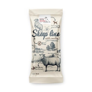 Syta Micha Sheep Line - Kość do żucia dla szczeniąt Owca z wanilią 12cm