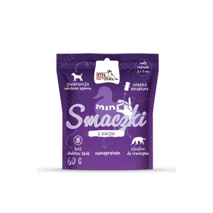 Syta Micha - Mini smaczki z kaczki 60g