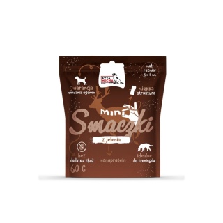 Syta Micha - Mini smaczki z jelenia 60g