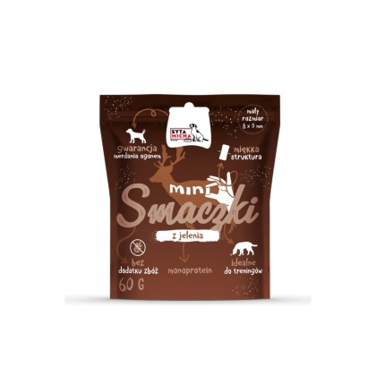 Syta Micha - Mini smaczki z jelenia 60g