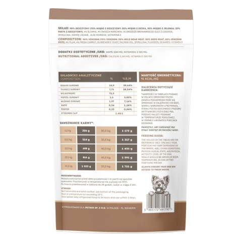 FARMA - Karma mokra saszetka 500g - Dziczyzna