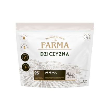 FARMA - Karma tłoczona na zimno Dziczyzna 2kg