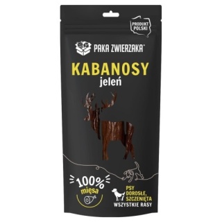 Paka Zwierzaka - Kabanosy jeleń 3 szt (80g)