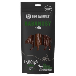 Paka Zwierzaka - Kabanosy dzik 3 szt (80g)