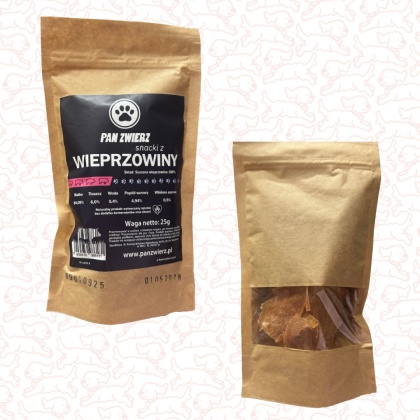 Pan Zwierz - Suszone mięso z Wieprzowiny