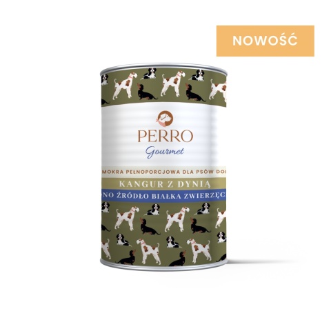 Perro Gourmet - Kangur z dynią 400g