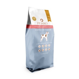 Perro - Karma sucha Indyk z batatami – dla psów dorosłych średnich i dużych ras 1kg