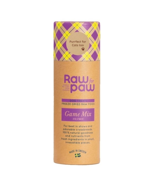 RAW for PAW WILD Game Mix - dziczyzna liofilizowane przysmaki w tubie
