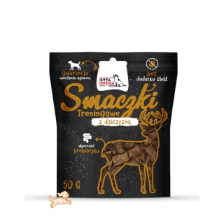 Syta Micha Black - Smaczki treningowe z dziczyzną 50g
