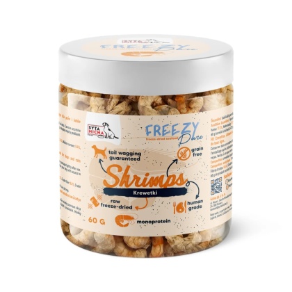 Syta Micha FREEZY Pure - 100% liofilizowane krewetkii 60g