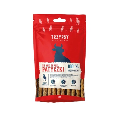 TRZY PSY - Patyczki z wołowiny 70g