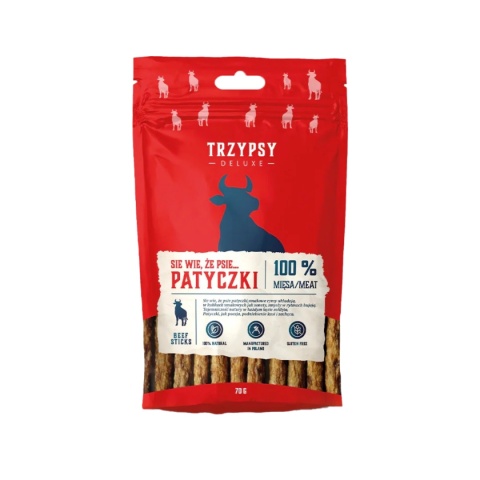 TRZY PSY - Patyczki z wołowiny 70g