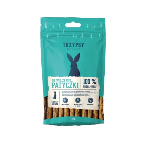 TRZY PSY - Patyczki z królika 70g