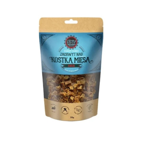 TRZY PSY - ZACHWYT NAD KOSTKĄ MIĘSA Z KRÓLIKA 70G