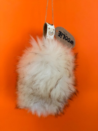 WOOLIE WHILLIE - Puszek - Mini szarpak ze skóry owczej