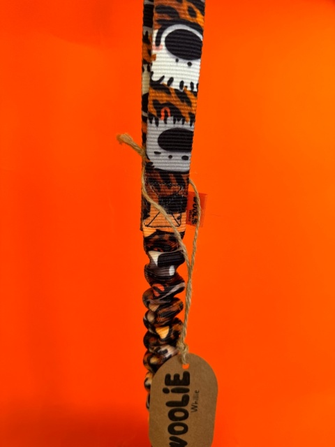 WOOLIE WHILLIE - Szarpak ze skóry owczej z długą rączką z amortyzatorem L - safari