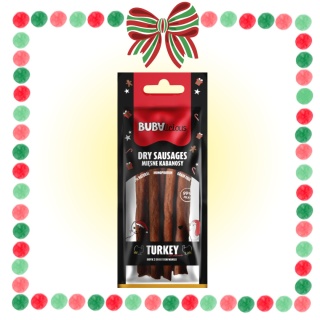 BUBAlicious More Meat XMAS kabanosy - Indyk z dodatkiem wanilii
