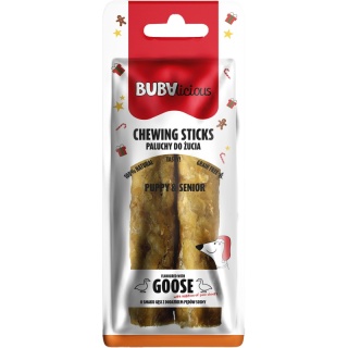 BUBAlicious - Paluchy o smaku gęsi z dodatkiem pędów sosny 2x15cm