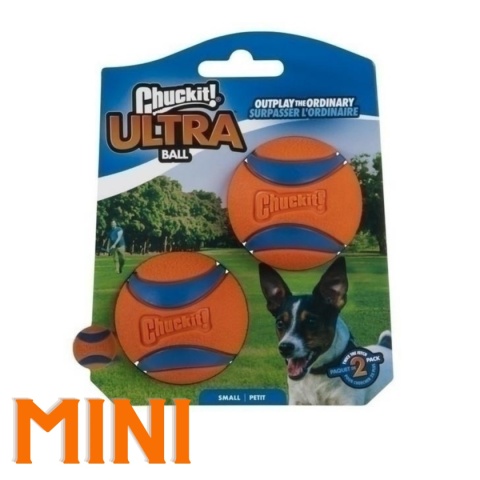 CHUCKIT! - Piłka Ultra Ball Small 5 cm - 2 szt