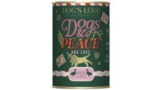 DOG'S LOVE Winter Menu Ente - Kaczka z jabłkami i żurawinami (400g)