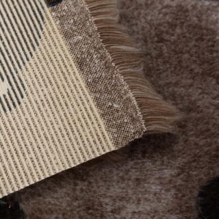 DRY BED Legowisko antypoślizgowe - Latte misie brązowe 100x75cm 28mm