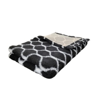 DRY BED - Geometria czarny 100x75cm 28mm