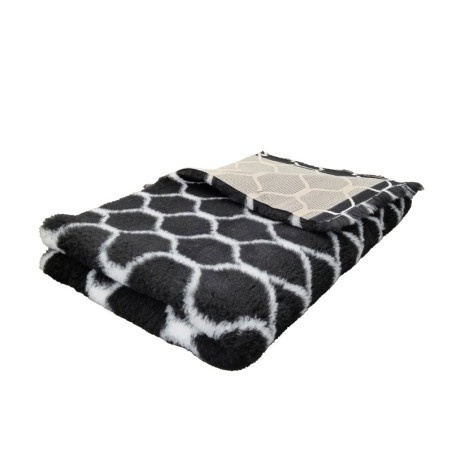 DRY BED - Geometria czarny 75x50cm 28mm