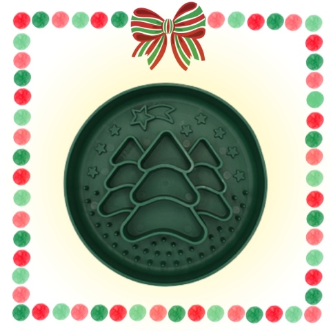 Fiboo - Slow Fiboowl X-MAS Miska spowalniająca - zielona