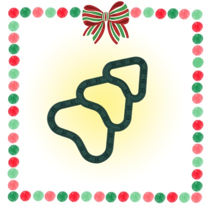 Fiboo - Szarpak Fibinka X-MAS - zielona