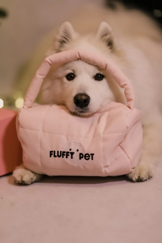 Fluffy Pet - Limitowana kosmetyczka z rączką - różowa