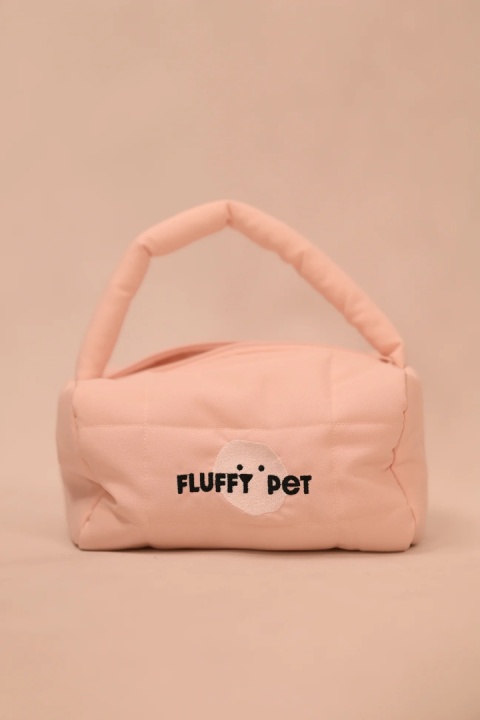 Fluffy Pet - Limitowana kosmetyczka z rączką - różowa