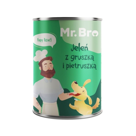 Mr. Bro - Jeleń z Gruszką i pietruszką 400g