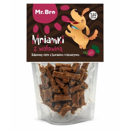 Mr. Bro - Mniamki Przysmaki dla psa z Wołowiny Air Dried