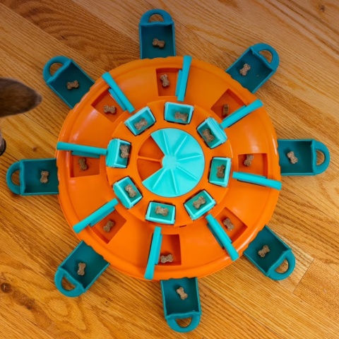 Nina Ottosson Tower of Treats Level 4 - gra dla psa, zabawka edukacyjna, poziom 4