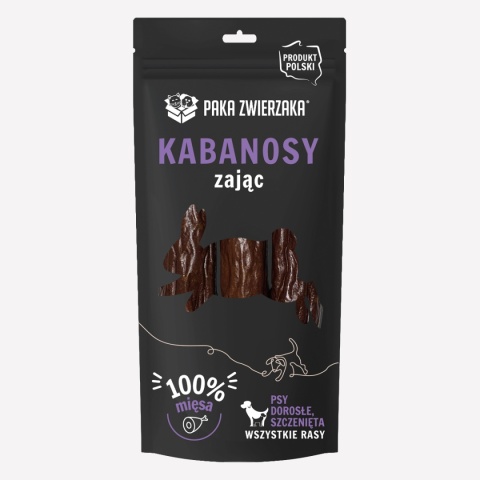 Paka Zwierzaka - Kabanosy zając 3 szt (80g)