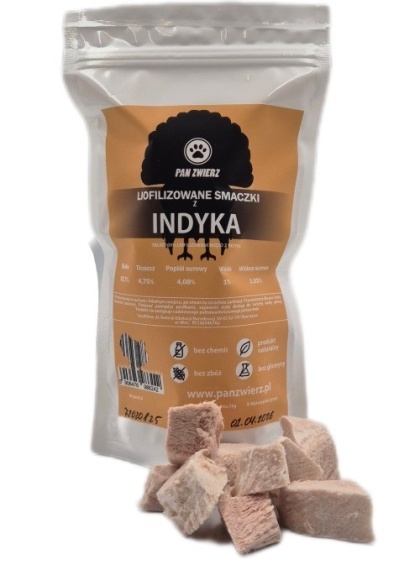 Pan Zwierz - Liofilizowane smaczki z indyka