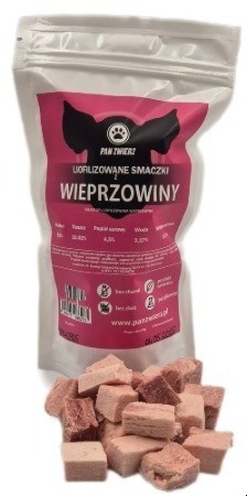 Pan Zwierz - Liofilizowane smaczki z wieprzowiny