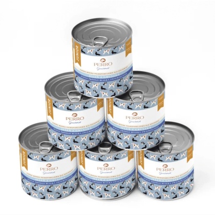 Perro Gourmet JUNIOR - Jeleń z gruszką dla szczeniąt 800g x 6szt ZESTAW