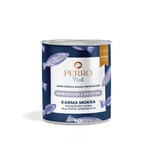 Perro fish - Karma mokra Morszczuk z batatem 800g