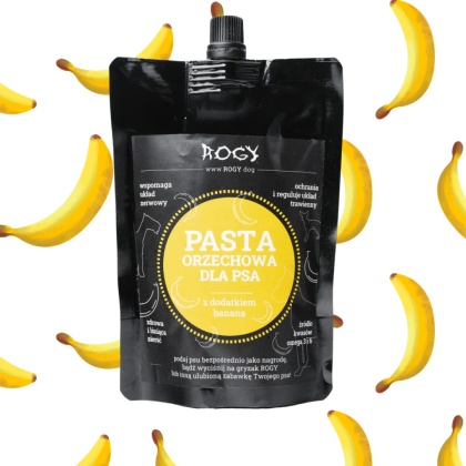 ROGY - Masło orzechowe z bananem