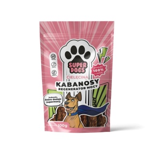UNISZKI SUPERDOGS - Kabanosy z Cielęciny Regenerator Mocy