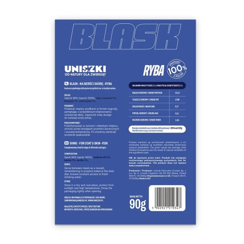 Uniszki - Blask na sierść i skórę – Ryba 90g